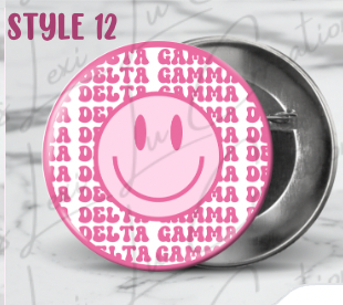 Delta Gamma Button Pins