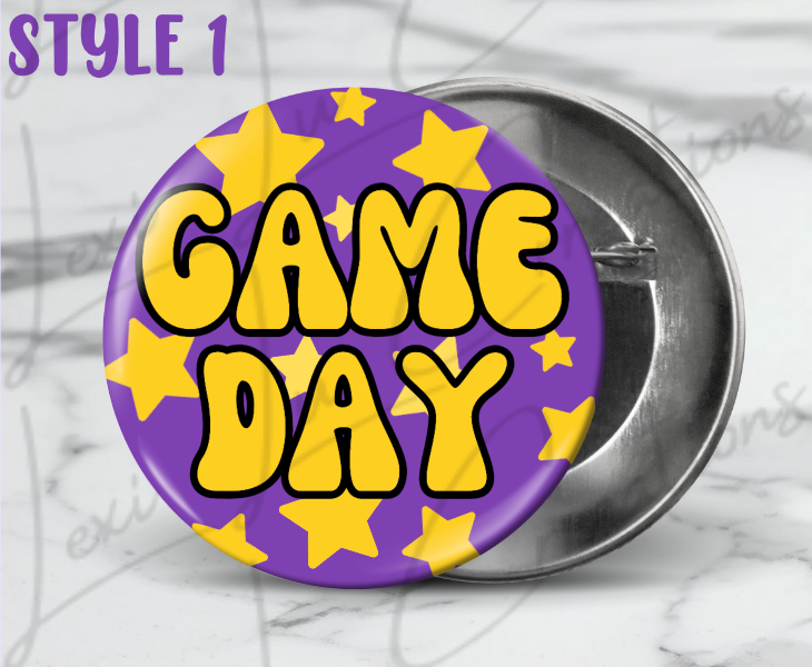 LSU Tigers Button Pins