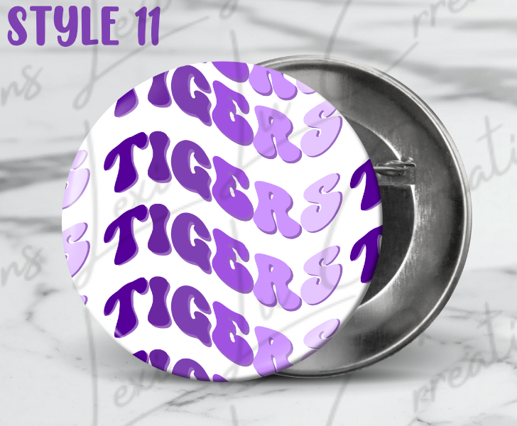 LSU Tigers Button Pins