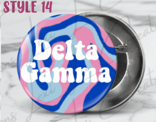 Delta Gamma Button Pins