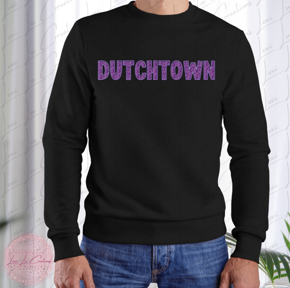 Dutchtown Faux Sequin Embroidery