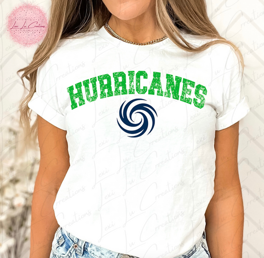 Hurricanes Varsity Distressed Shirt