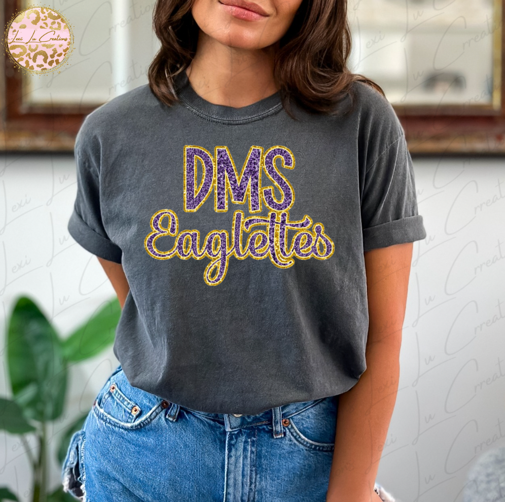 DMS Eaglettes Sequin Patch Shirt