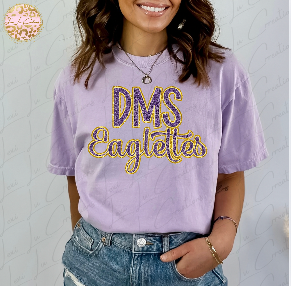 DMS Eaglettes Sequin Patch Shirt