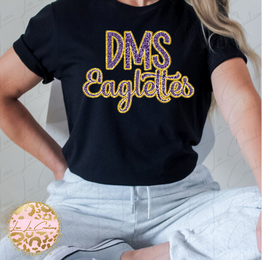 DMS Eaglettes Sequin Patch Shirt
