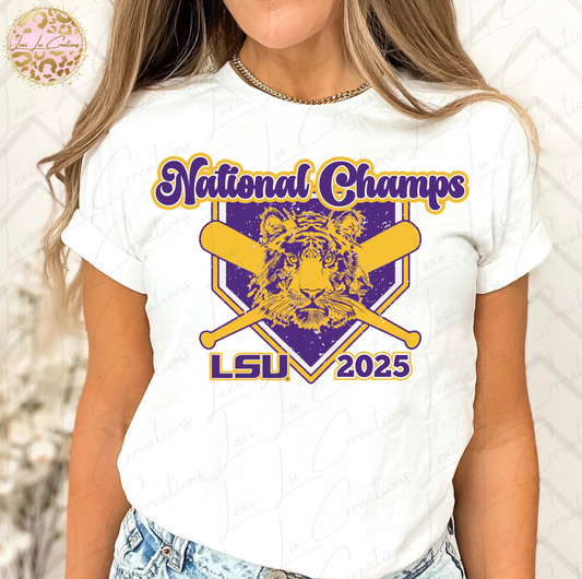 Tigers Baseball National Champions 2025