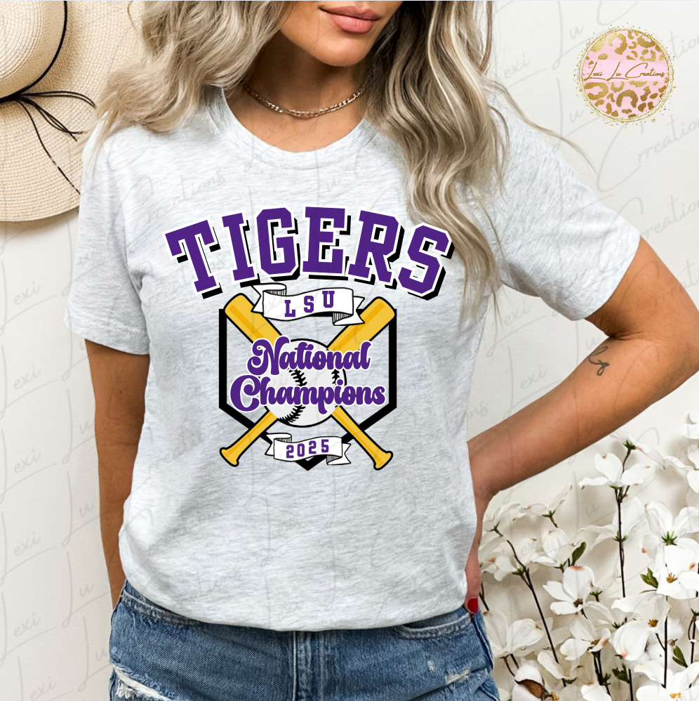 Tiger Baseball GEAUXMAHA National Champs 2025