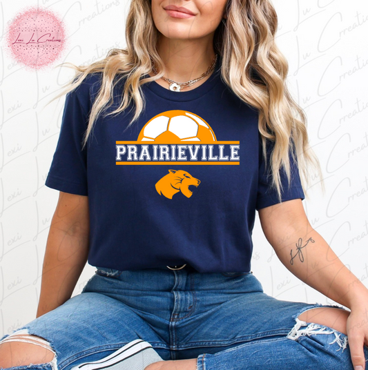 Prairieville Middle Panthers Split Soccer Shirt