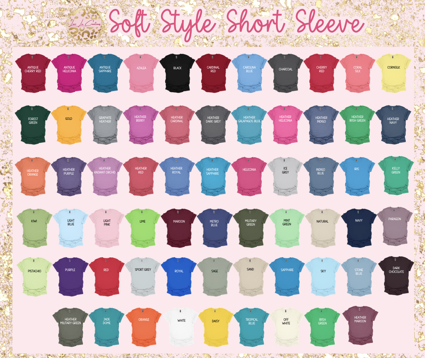 Sequin Magnolia Flower Short Sleeve Shirt
