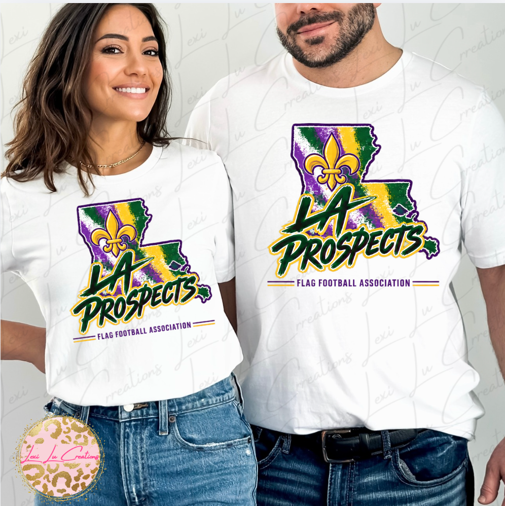 LA Prospects Brushstroke Print Design Long Sleeve Shirt