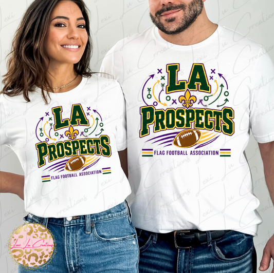 LA Prospects Xs & Os Print Design Sweatshirt