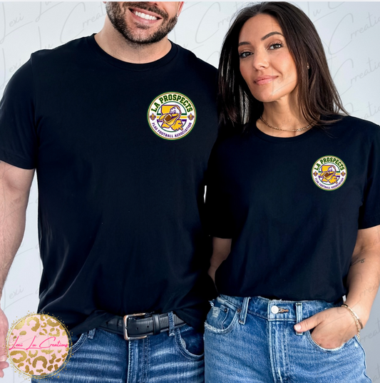 LA Prospects Circle Pocket Print Design Short Sleeve Shirt