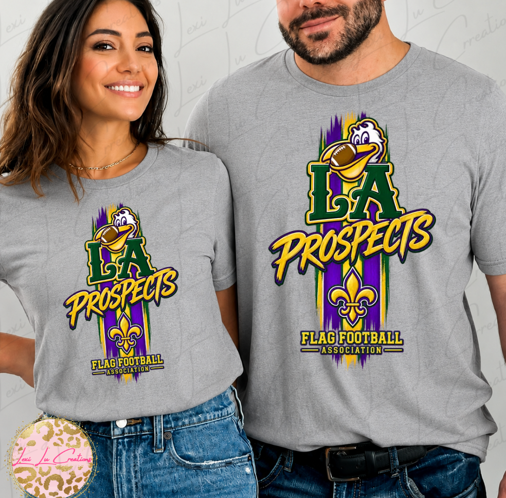 SHORT/CAP SLEEVE - LA Prospects Vertical Print Design