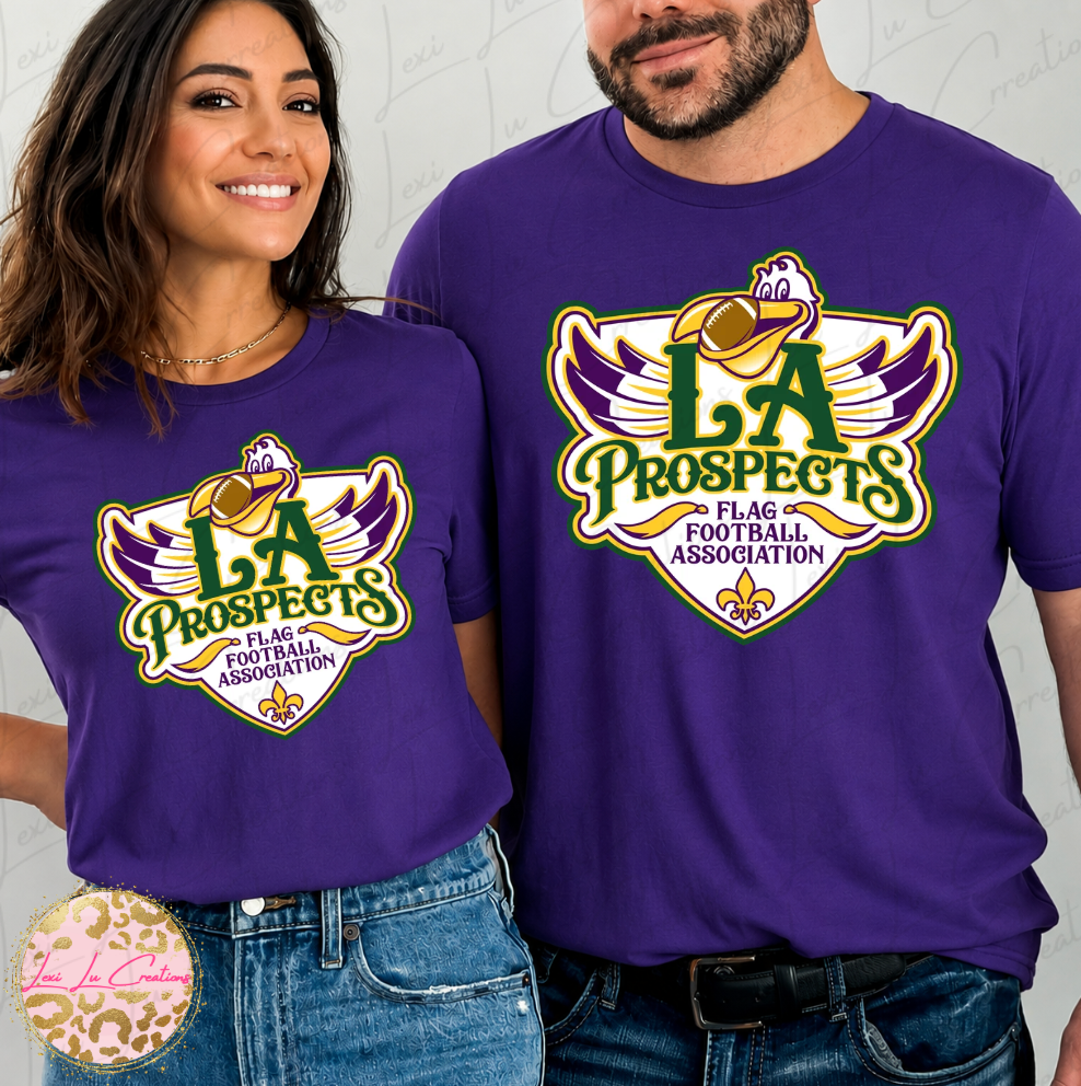 SHORT SLEEVE - LA Prospects Logo Print Design