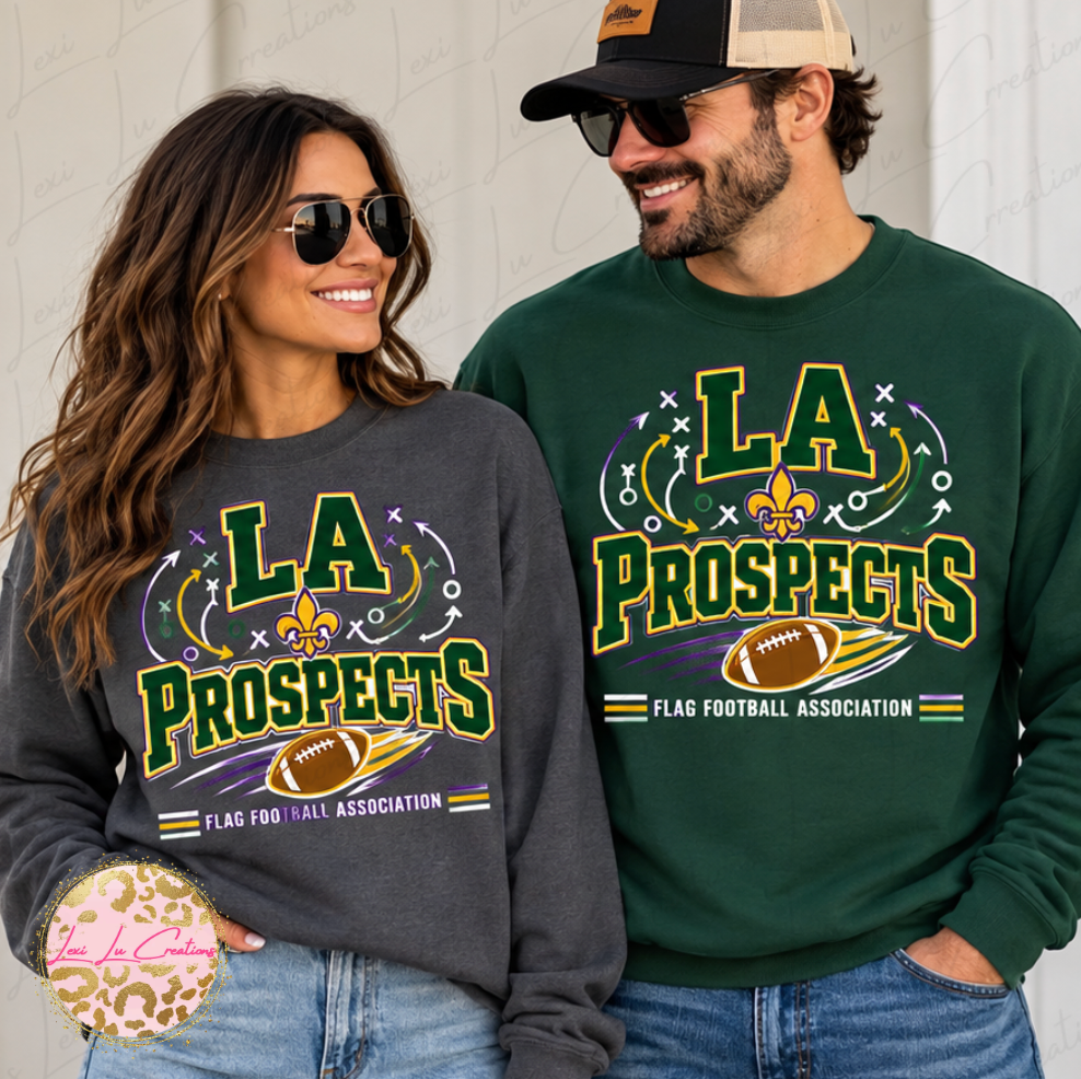 SWEATSHIRT - LA Prospects Xs & Os Print Design