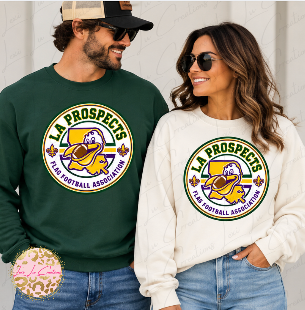 SWEATSHIRT - LA Prospects Circle Print Design