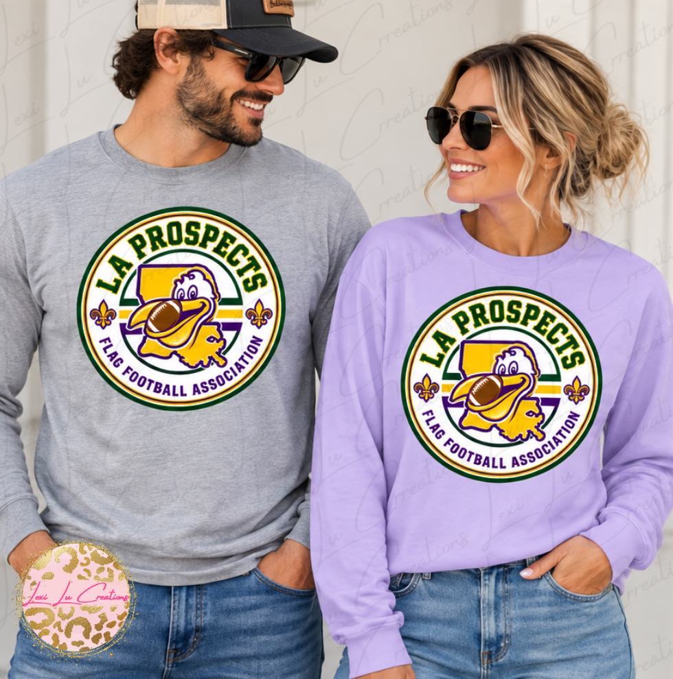 LONG SLEEVE - LA Prospects Circle Print Design