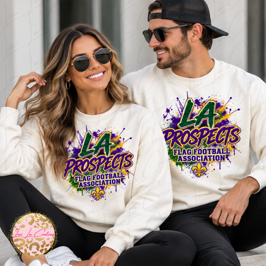 SWEATSHIRT - LA Prospects Paint Splatter Print Design