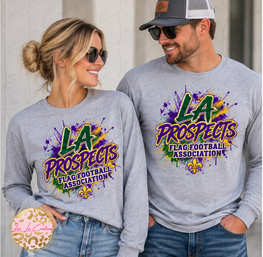 LONG SLEEVE - LA Prospects Paint Splatter Print Design