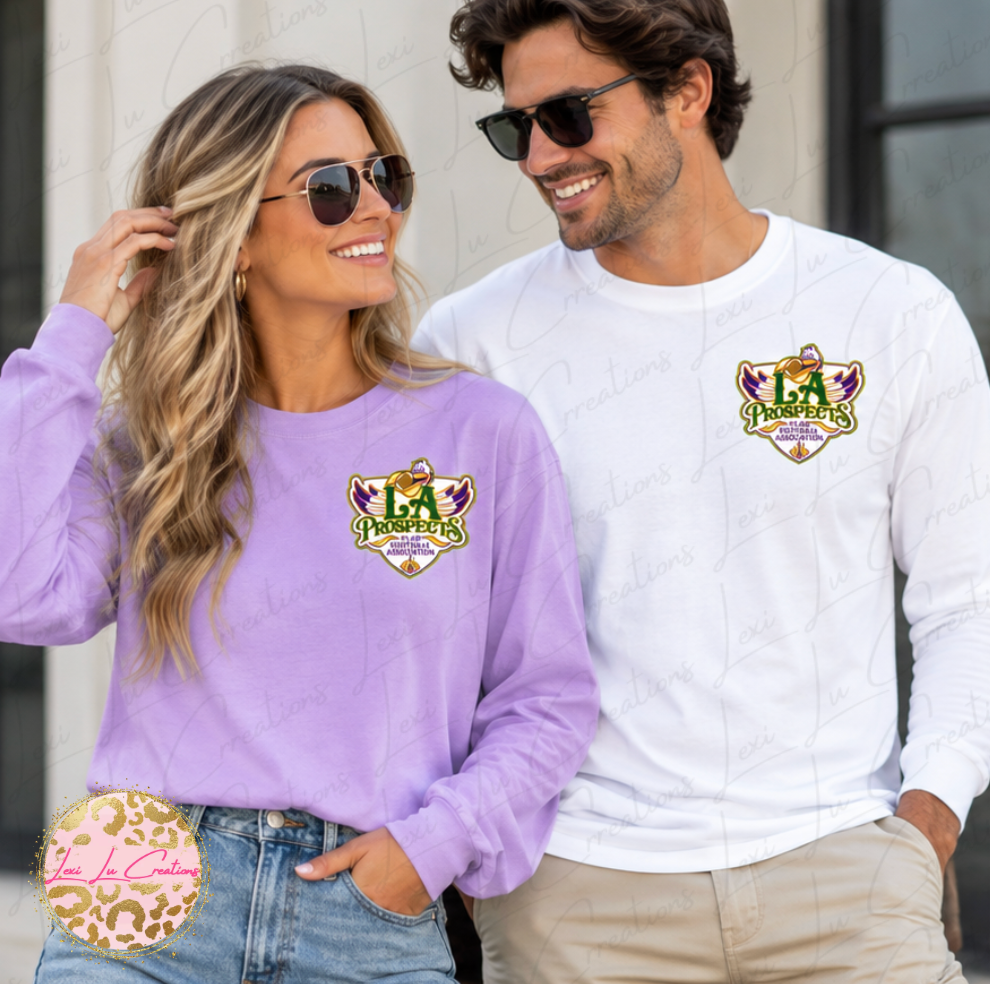LONG SLEEVE - LA Prospects Logo Pocket Print Design