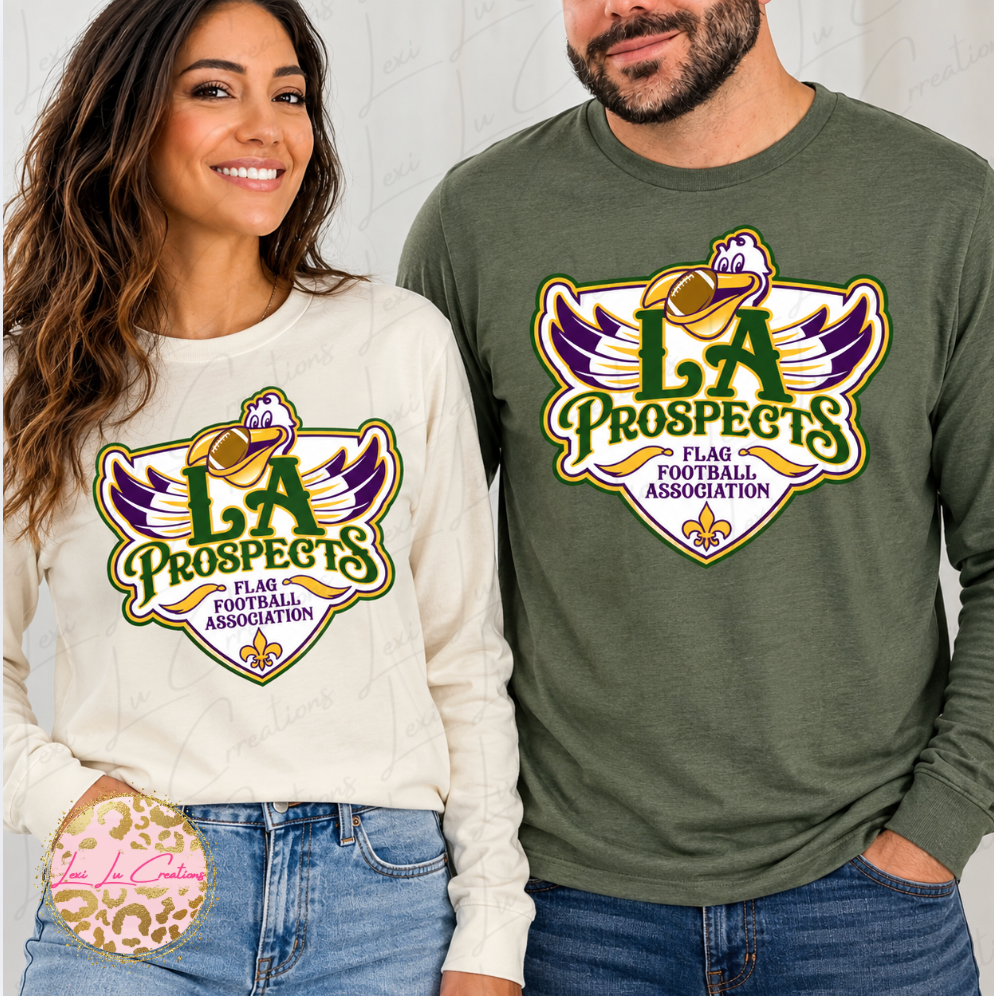 LONG SLEEVE - LA Prospects Logo Print Design