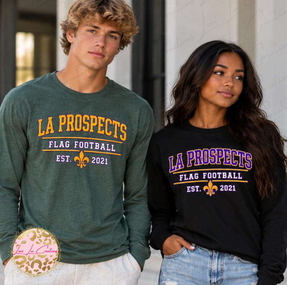 LONG SLEEVE LA Prospects 3D Print Design Shirt