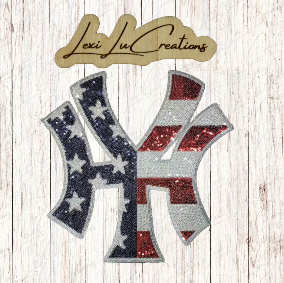 Hammond Yankees Sequin Patch Shirt PREORDER