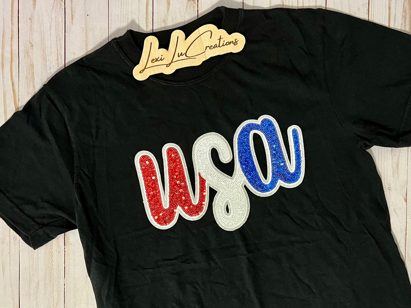 USA Sequin Patch Shirt | Patriotic 4th of July, Memorial Day