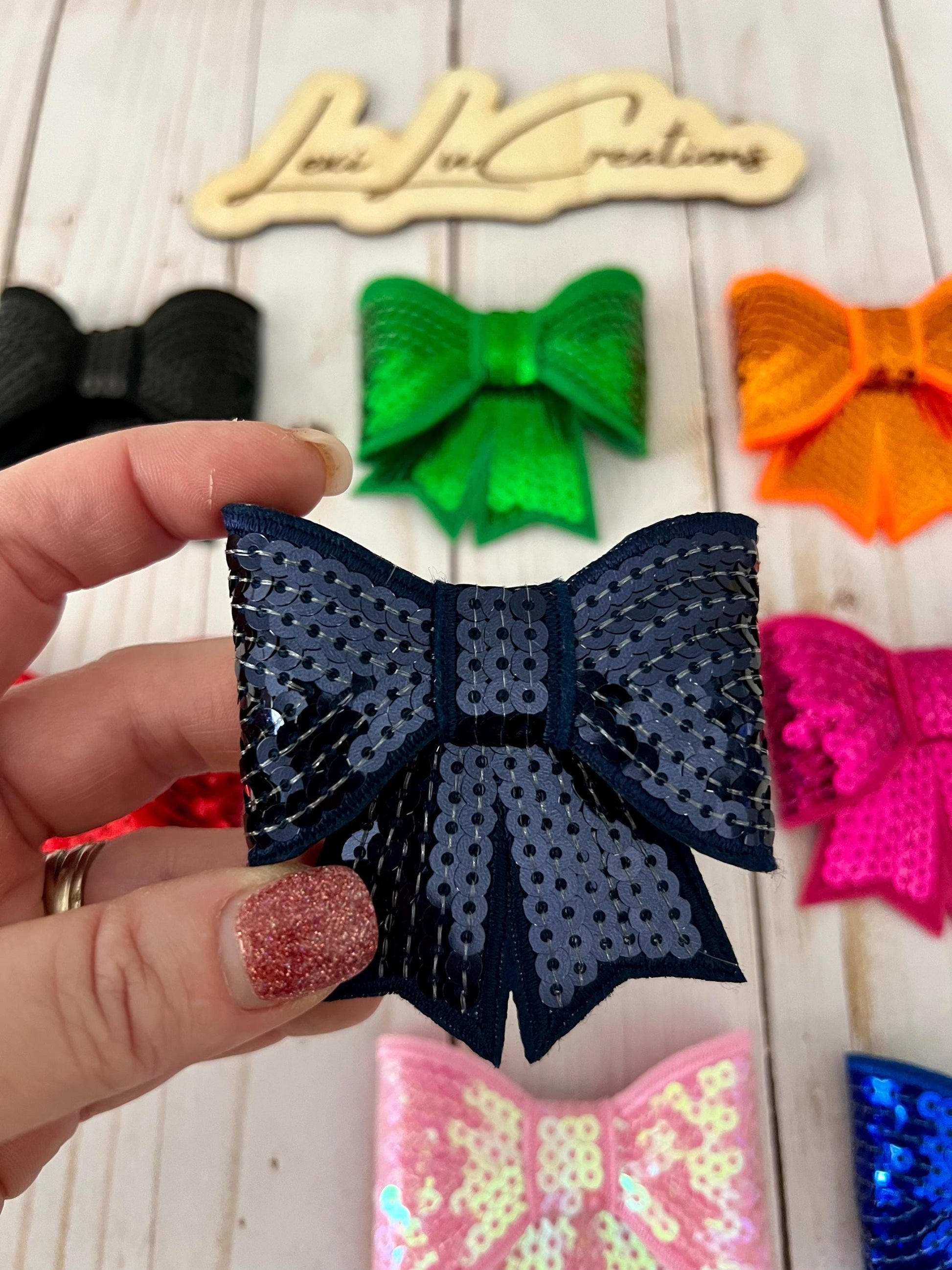 3D Sequin Pin with Iron On Adhesive | Hat Patches | Coquette