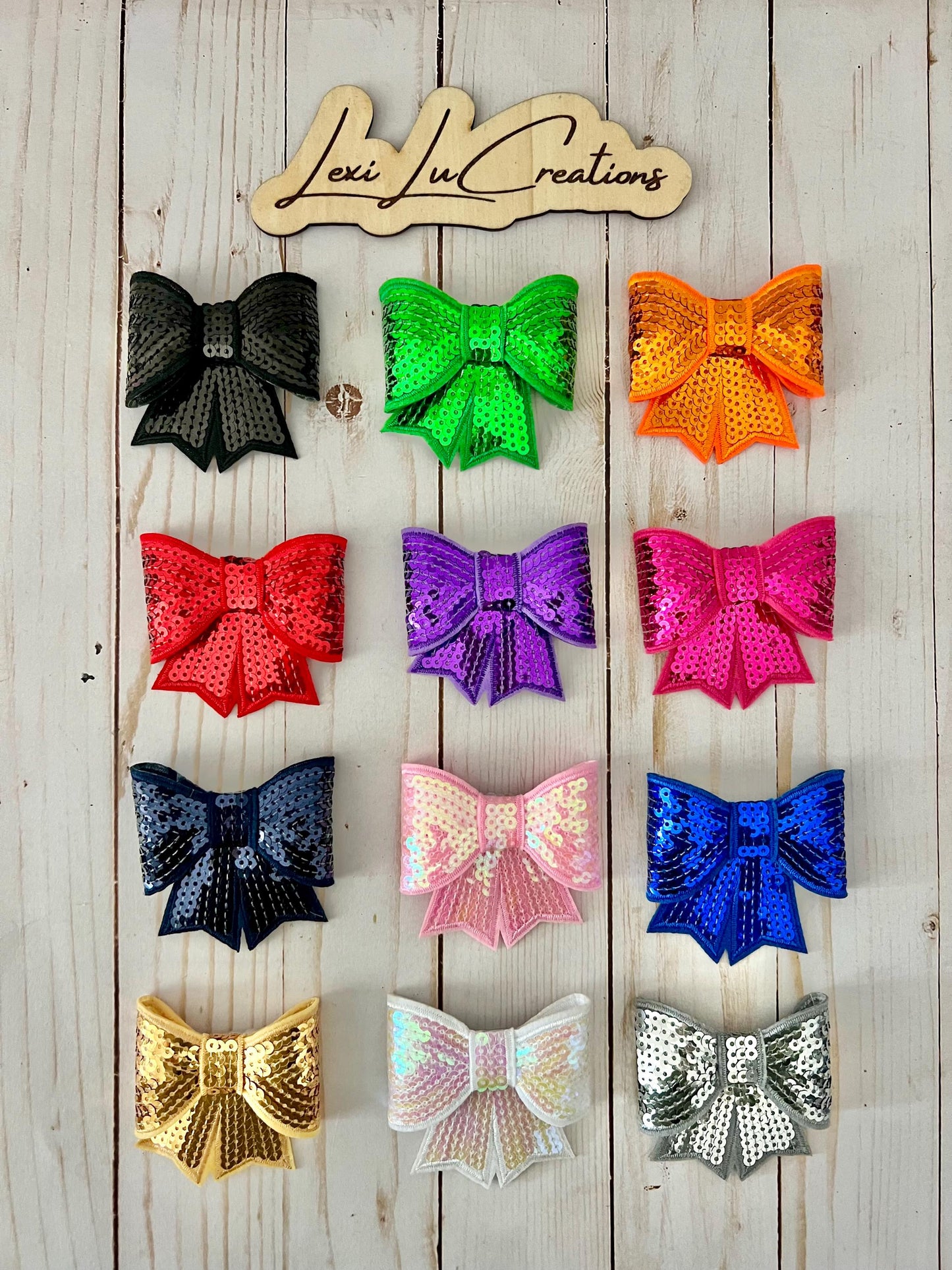 3D Sequin Pin with Iron On Adhesive | Hat Patches | Coquette