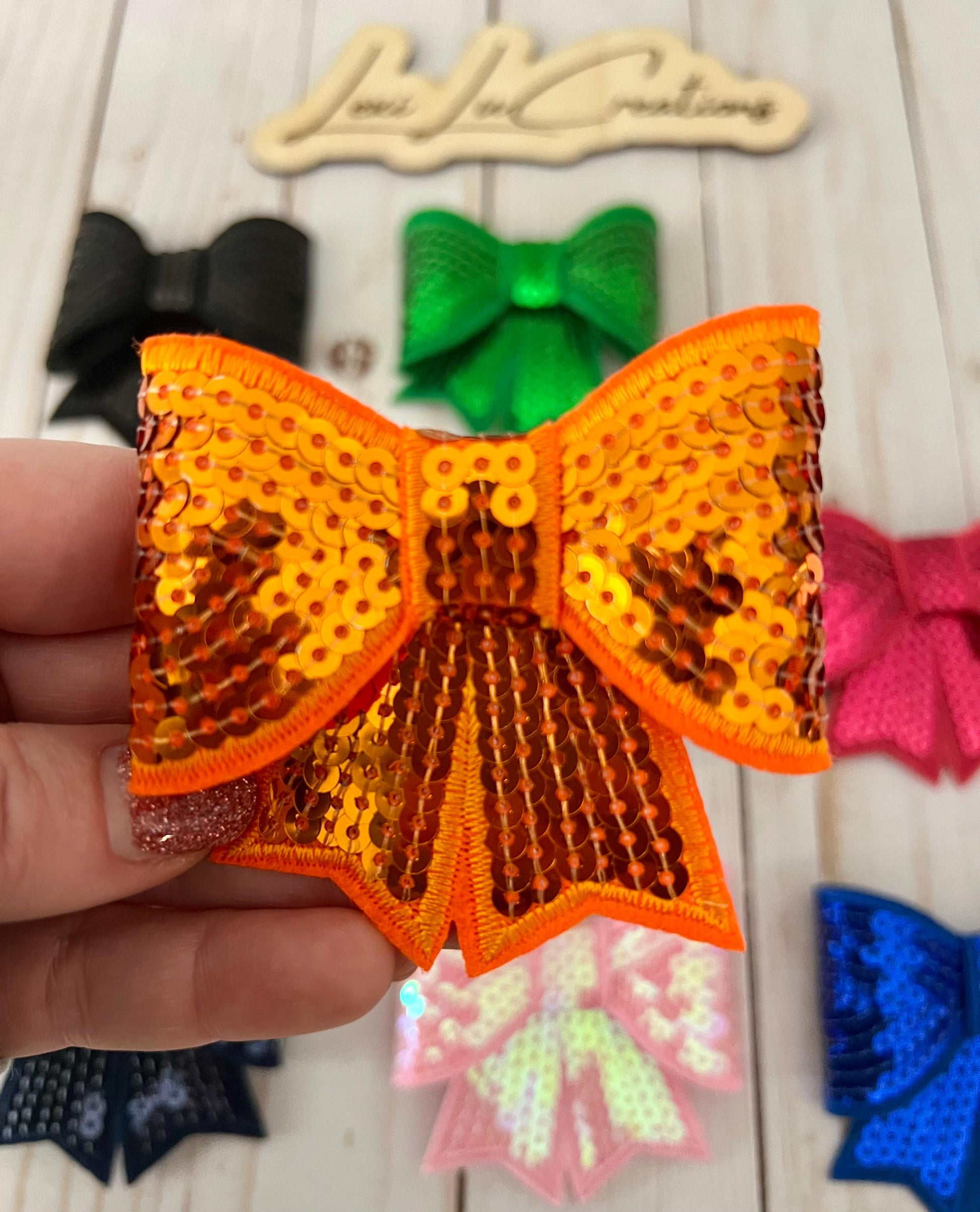 3D Sequin Pin with Iron On Adhesive | Hat Patches | Coquette