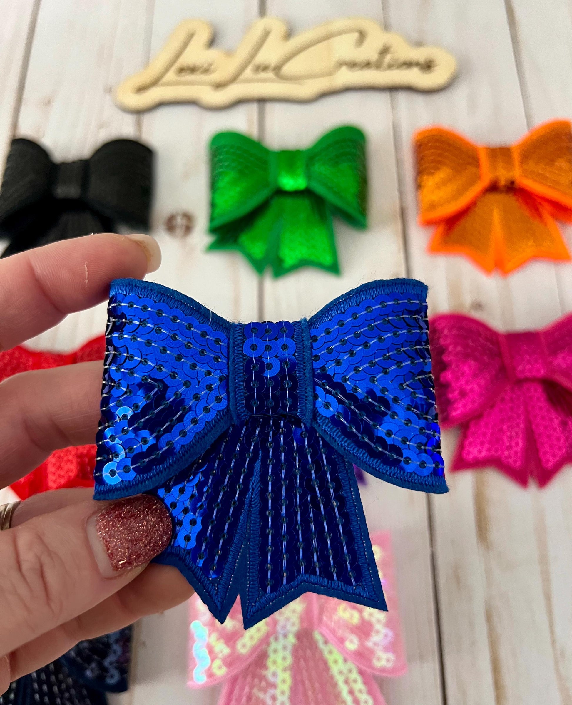 3D Sequin Pin with Iron On Adhesive | Hat Patches | Coquette