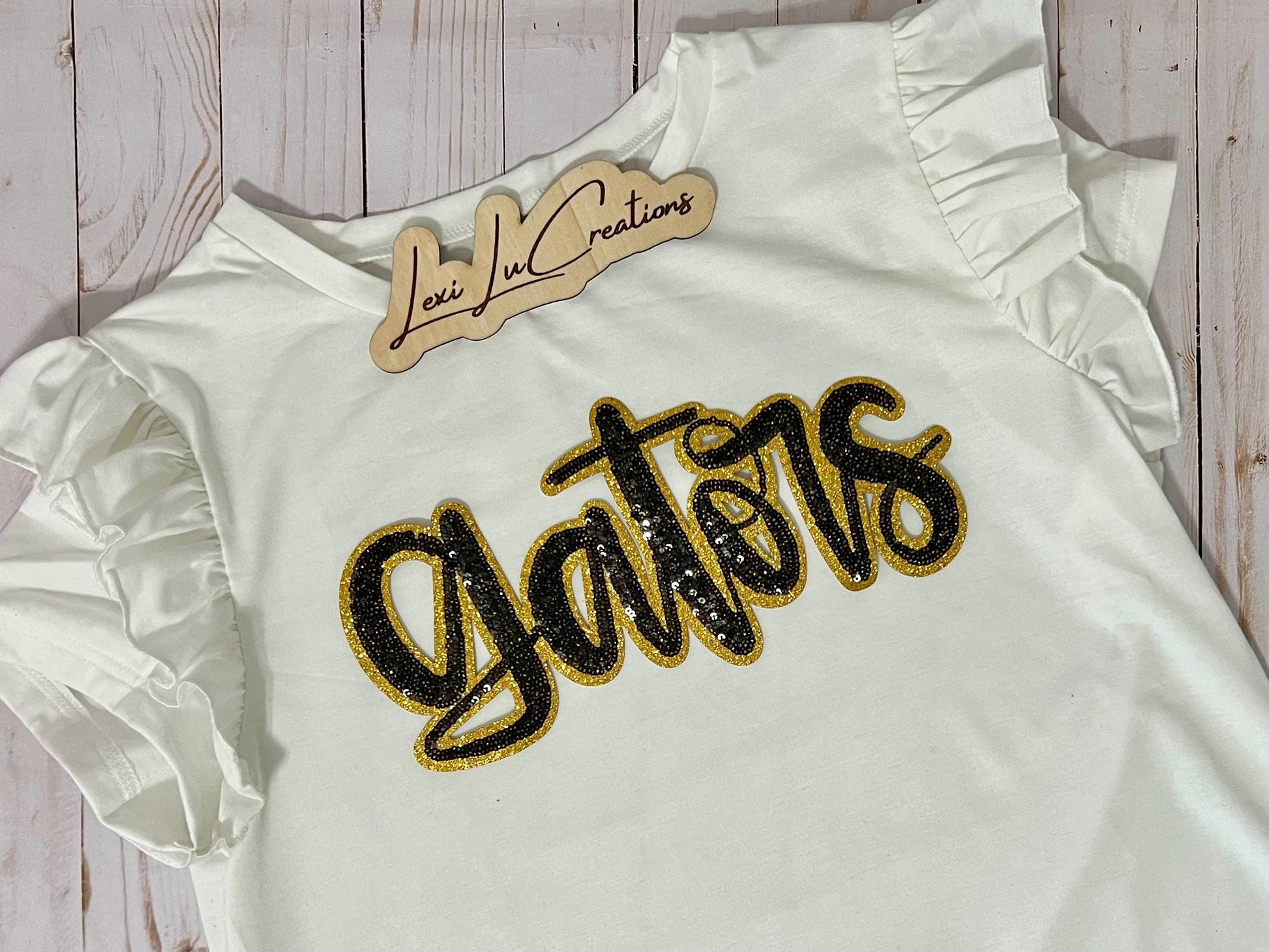 GATORS Iron On Sequin Patch | Mascot Sequin Patch