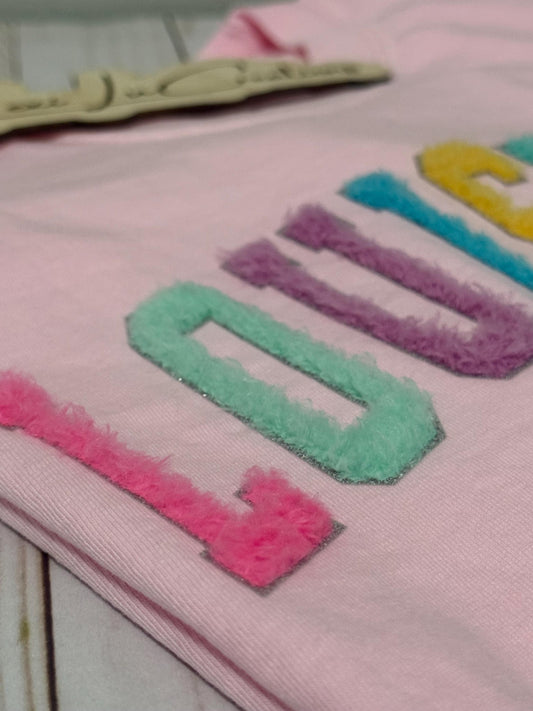 Louisiana EXCLUSIVE Fluffy Patch Shirt | Pink, Blue, Yellow, Mint, Purple and Teal