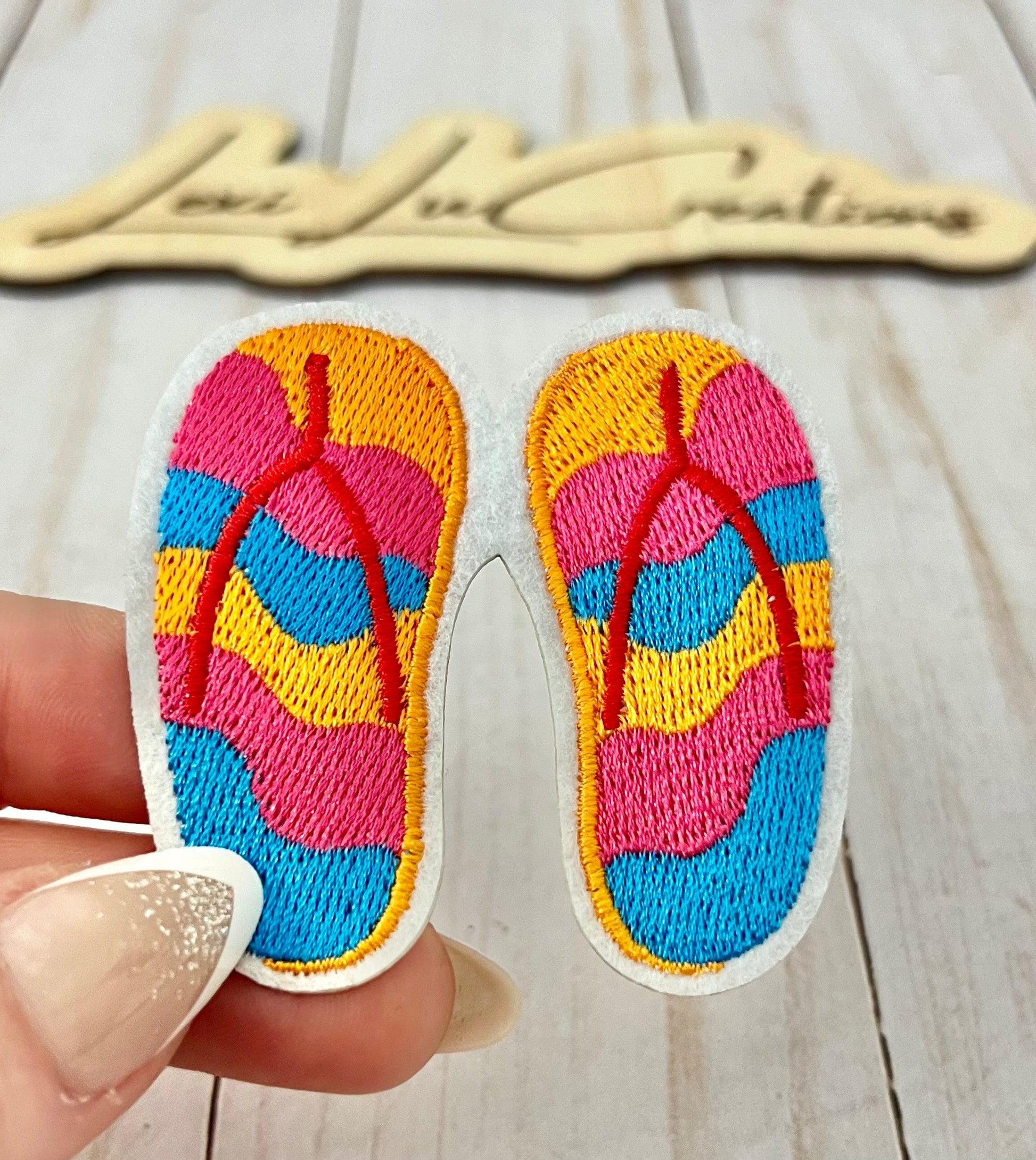 Flip Flops Hat Patch