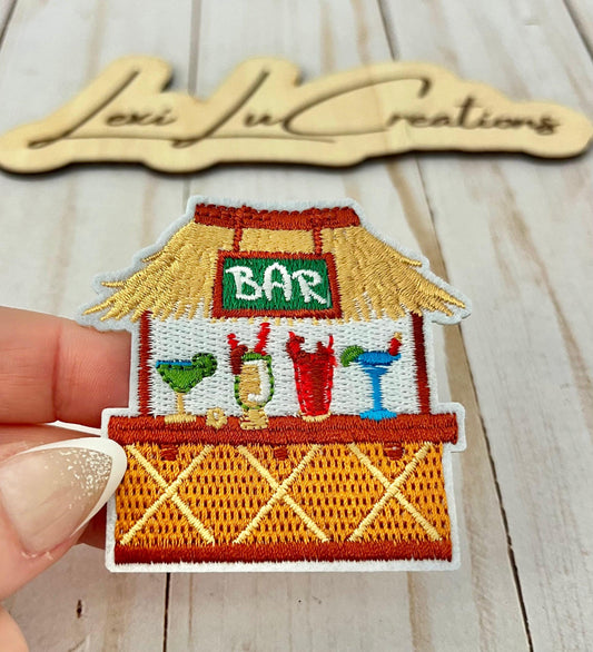 Tiki Bar Hat Patch