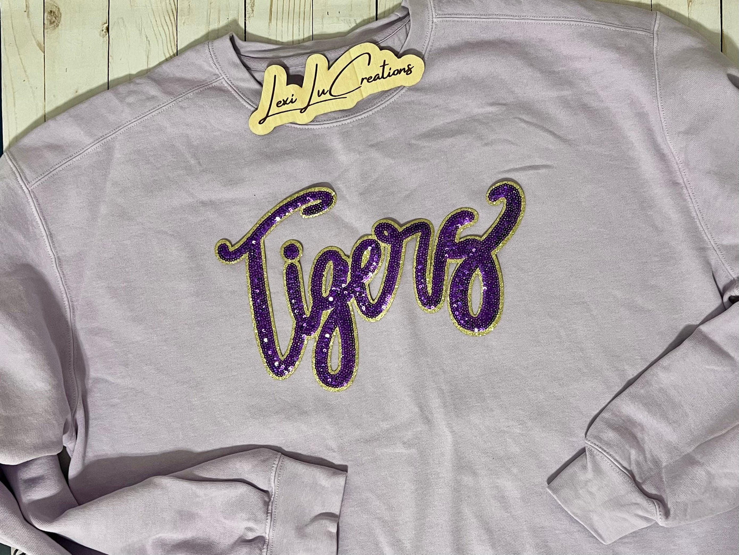 Gold and Purple Tiger Patch Only