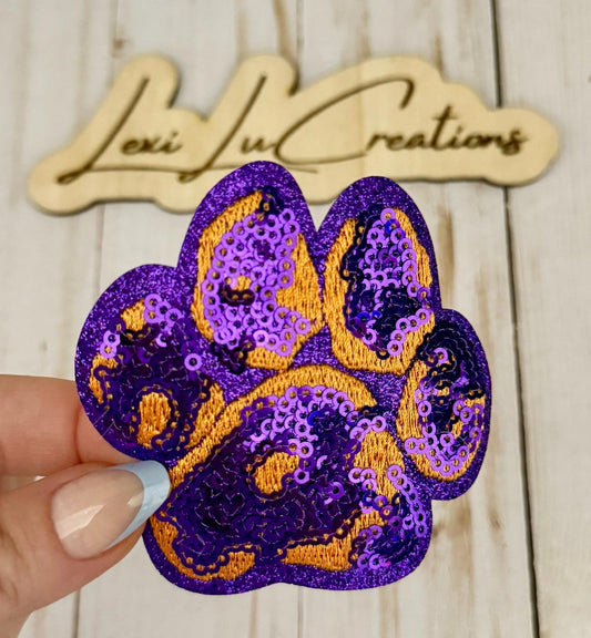 Purple and Orange Paw Patch Only