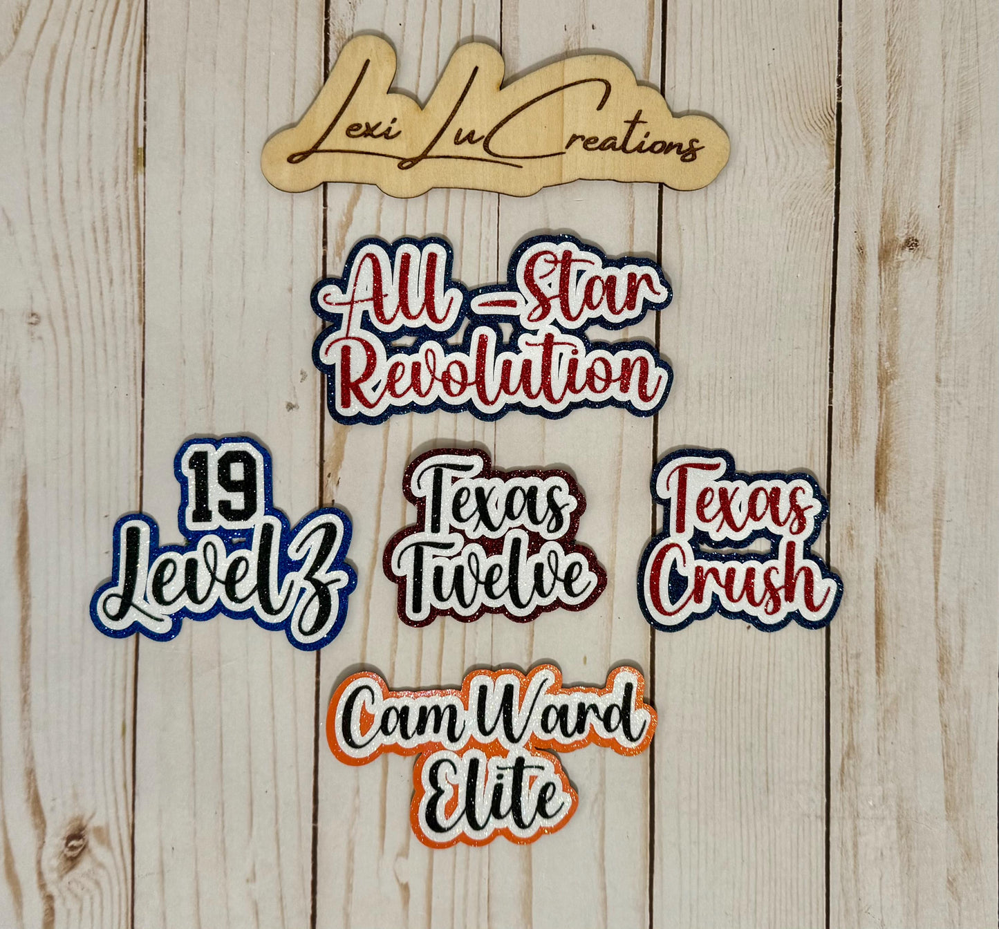 Custom Multi Words 7 in Glitter Iron On Patch | Custom Words Iron On Patch | Custom Names Patch | Hat Patch | Custom Patch