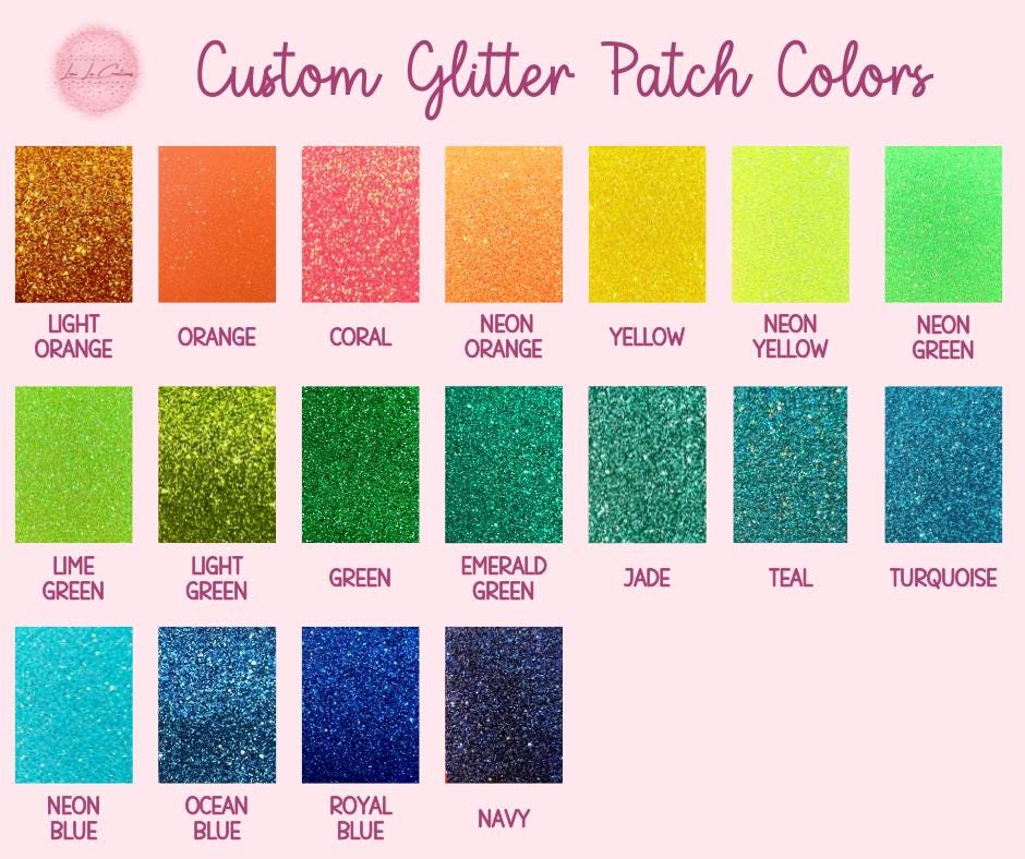 Senior 2025 Glitter Hat Patch