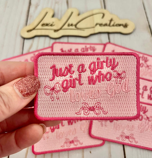 Just a Girl Who Loves God Hat Patch (Copy)