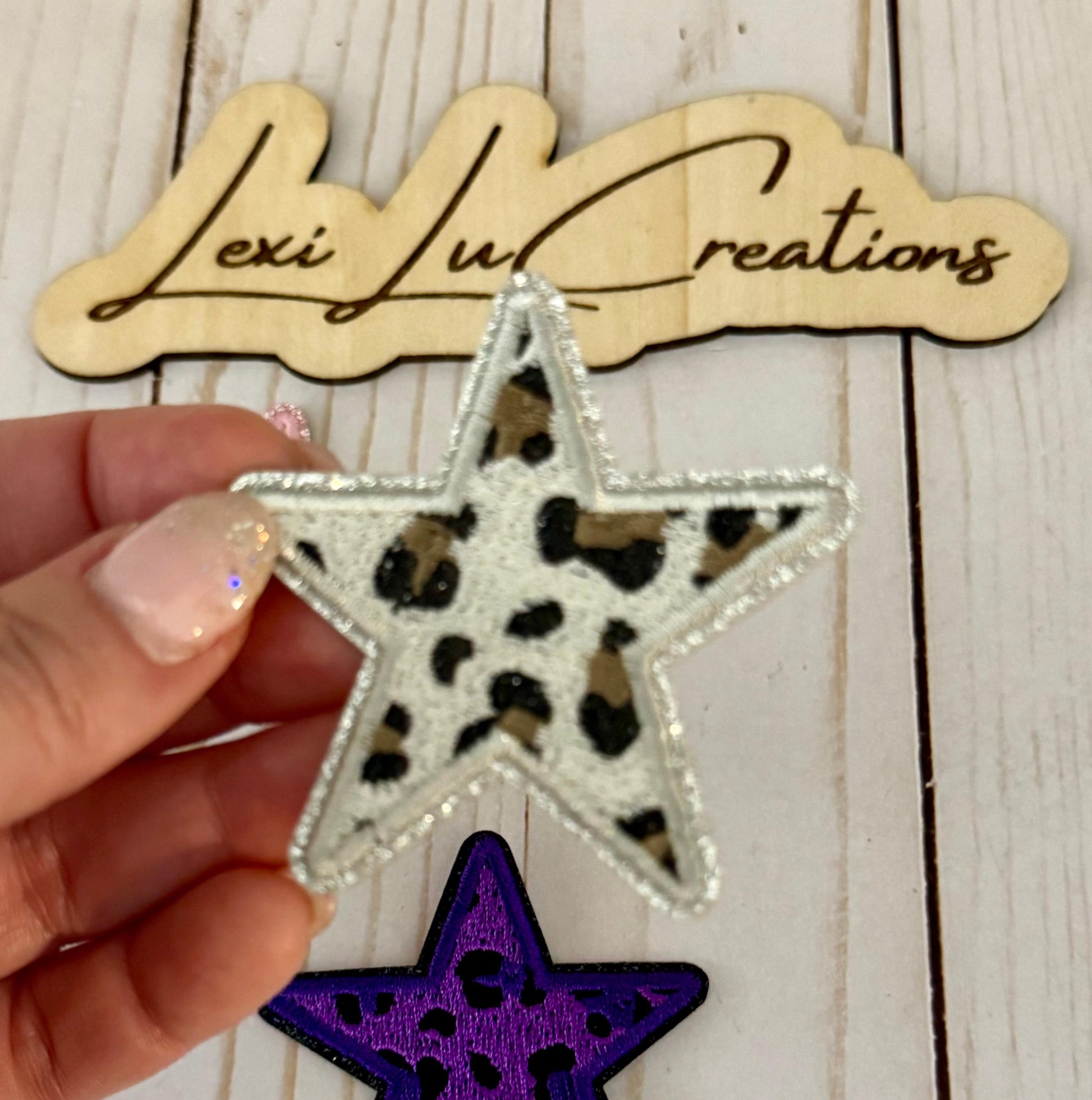Leopard Star Hat Patches