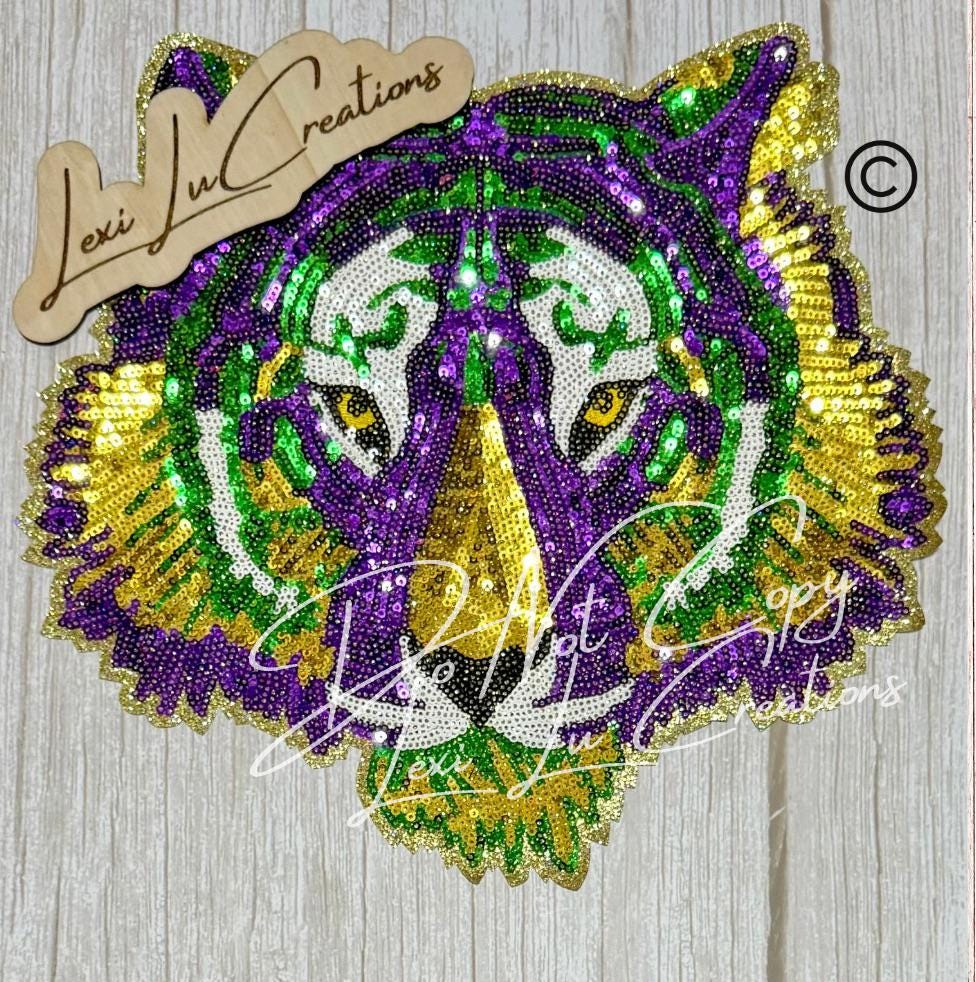Mardi Gras Tiger Patch