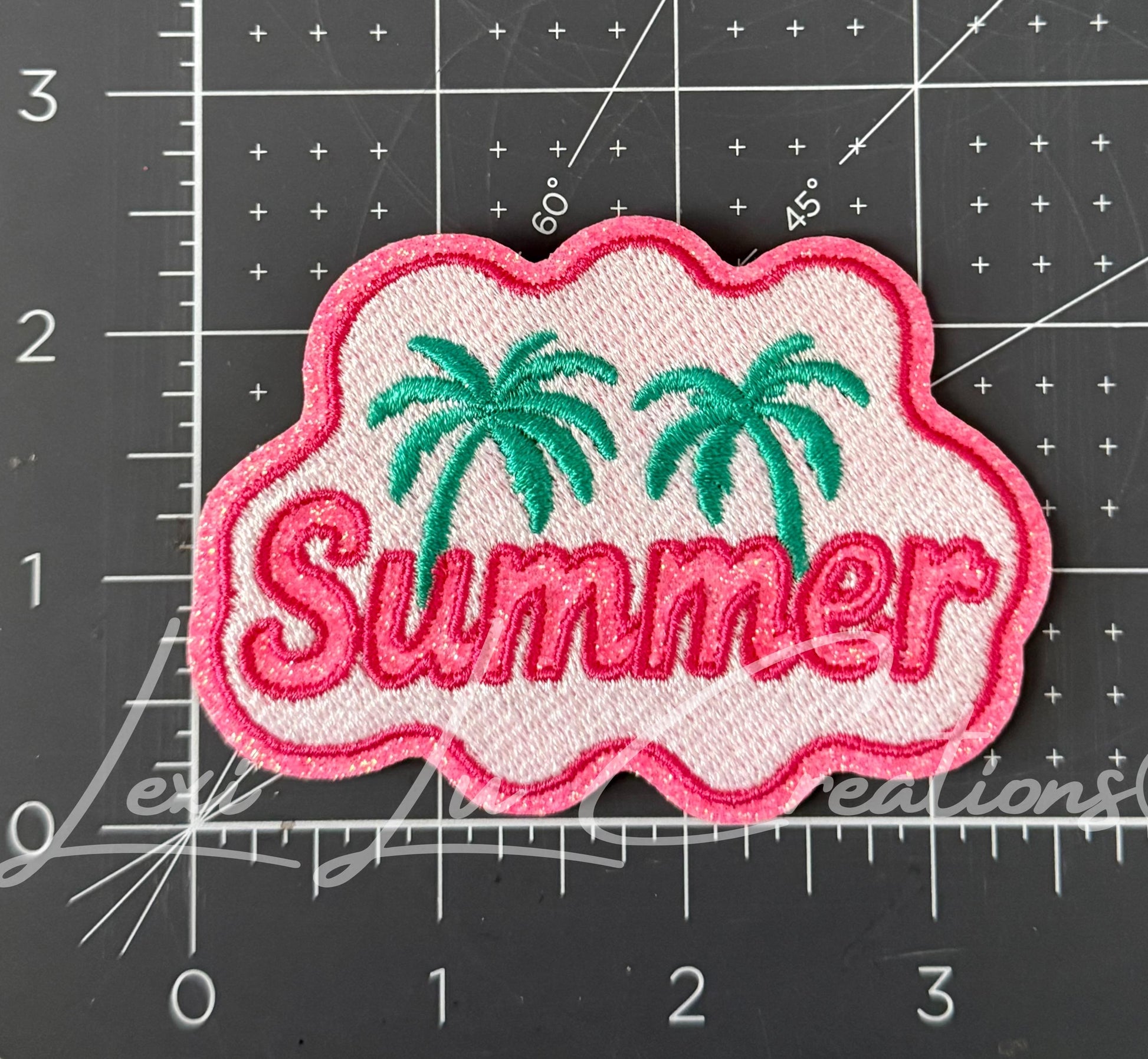 Summer Palm Tree Hat Patch | Tropical Hat Patch | Beach Hat Patch | Summer Patch Bar Patch | Trucker Hat Patch | Vacation Hat Patch