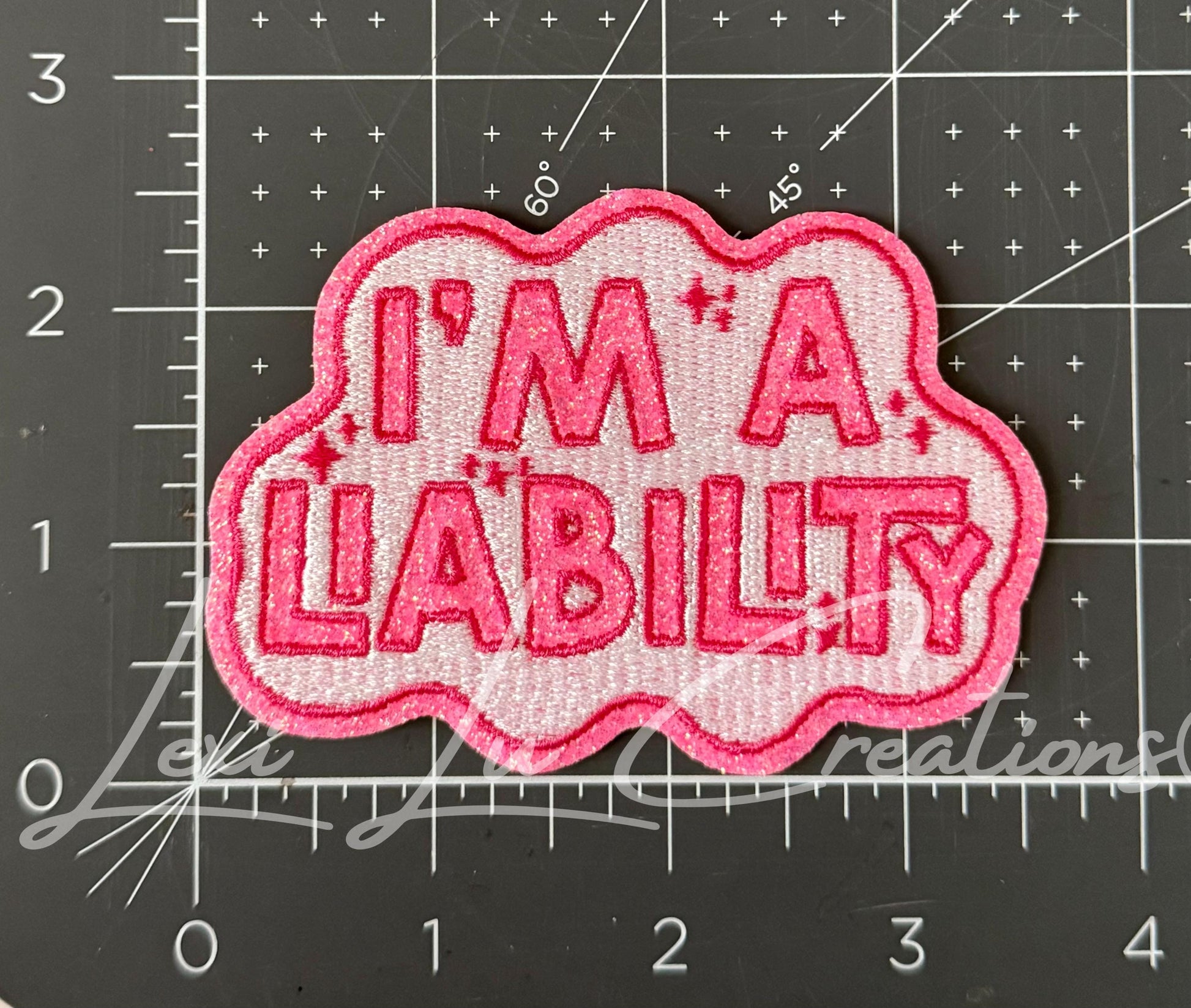 I'm A Liability Hat Patch | Funny Drinking Patch | Girls Trip Hat Patch | Bachelorette Hat Patch | Lake Day Patch | Party Hat Patch
