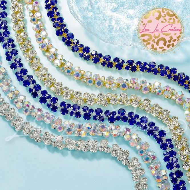 Bubble Rhinestone Hat Chain Gold | Crystal Bling Hat Band | Clip-On Hat Chain | Glam Hat Accessory | Hat Jewelry