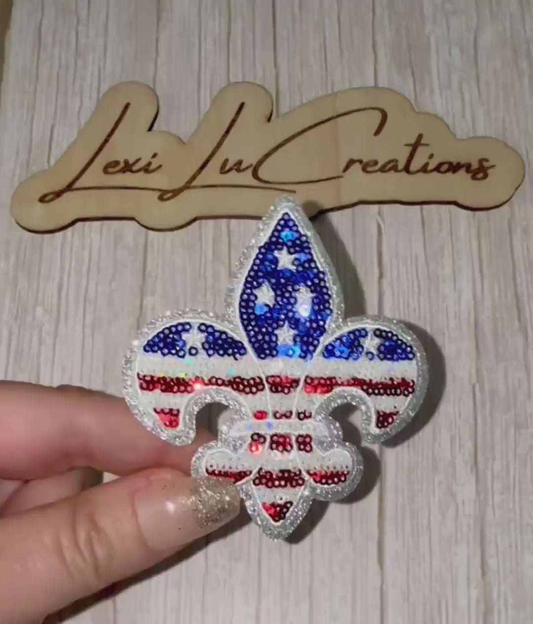 Patriotic Fleur de Lis Patch Collage Shirt | American Flag Fleur de Lis Tee | Louisiana Patriotic Shirt | Fourth of July | Southern Boutique