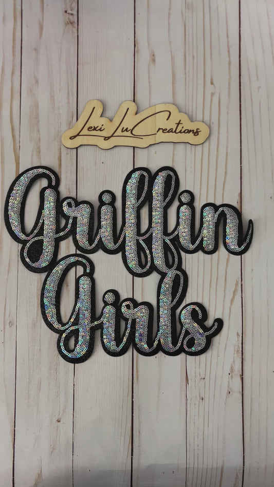 Griffins Girls Sequin Patch