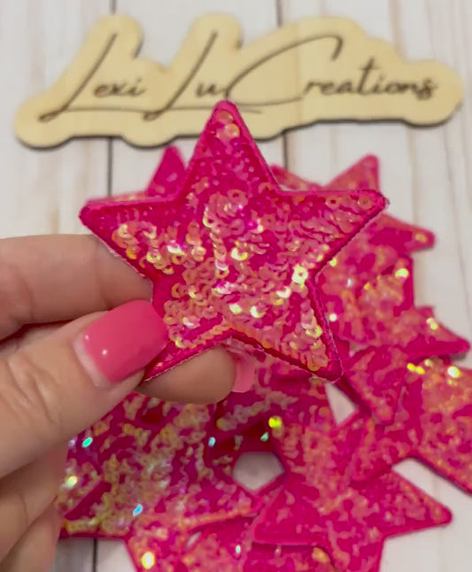Small 2.5 Standard Quality Sequin Star Patch Only