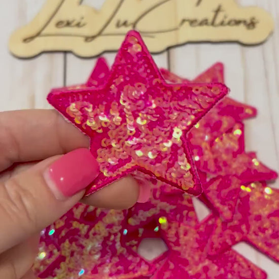 Small 2.5 Standard Quality Sequin Star Patch Only